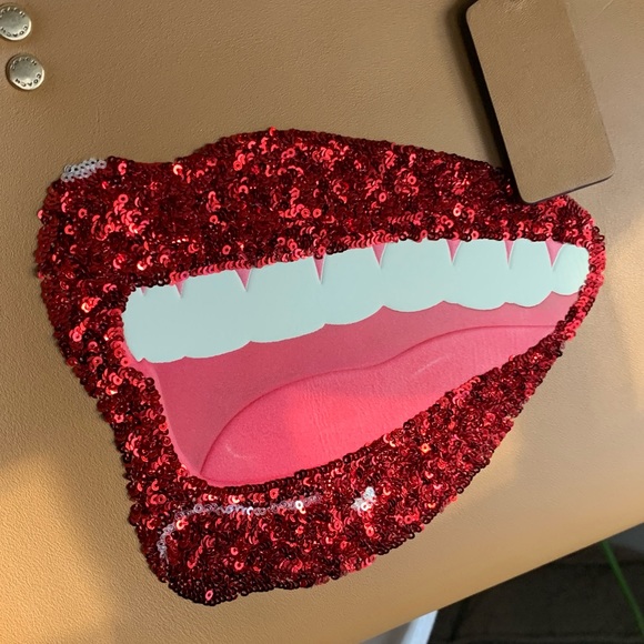 Authentic COACH 1941 glovetanned leather sequins lips satch/should/Crosby - Picture 6 of 16